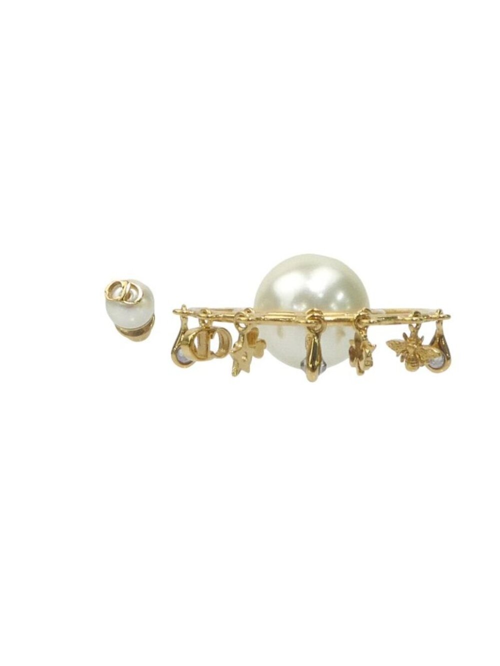 Dior Earrings Tribal Gold